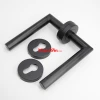 Stainless Steel matt black door lever handle