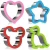 Import Stainless steel sandwich cutter mickey mouse dinosaur heart star shapes cookie cutter biscuit cutter from China