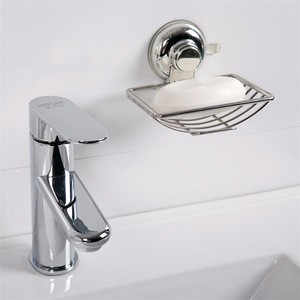 Stainless Steel Soap Dish Holder with Suction Cup
