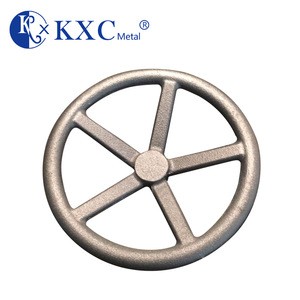 Stainless Steel threaded valve handwheel for CNC machine