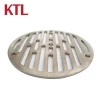 stainless steel treatment floor drain cover  with strainer