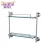 Import stainless steel Wall mounted Bathroom accessory tempered Glass Shelf corner shelf bath caddy shelf from China