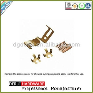 stamping brass spring contact clips