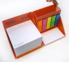 Sturdy Cardboard Cube Box Memo Pad with Pen Holder