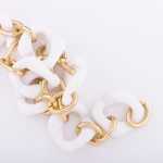 Stylish Bag Parts Accessories Decoration Long Strap Detachable Handbag Metal Chain