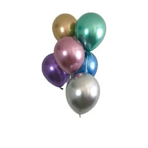 Sunbeauty Wholesale Round Party Decoration Colorful Foil Chrome Metallic Ballon Balloon