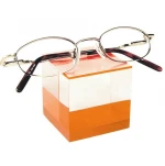 sunglass display stand in eyewear shop decoration