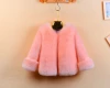 Sunshine & Rainy Winter Girls Fur Coat Elegant Baby Girl Faux Fur Jackets And Coats Thick Warm Parka Kids Boutique Clothes