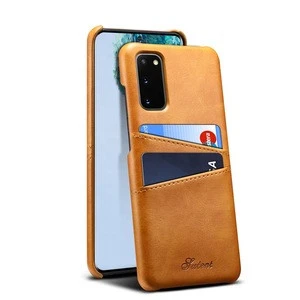 SUTENI Luxury Accessories Mobile Phone Cases Leather Case Cover With Card Hold For Samsung Galaxy S20 20plus 20Ultra Case
