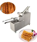 sweet crispy wheat flour snacks twisted fried dough machine