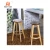 Import Swivel wooden bar stool with footrest optional fabric cover from China