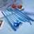 Import Tableware Cutlery Set Stainless Steel Knife Fork Chopsticks Straw Portable Travel Camping Dinnerware Set from China