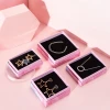 TaiYi Kraft Paper Jewelry Box Jewelry Gift Box Can Be Customized Jewelry Packaging Boxes