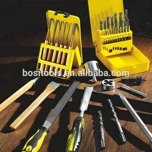 Tap and die set hardware tools hand tapping wrench diestock metric screw set
