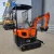 Import Tder New Small 1ton Mini Crawler Excavator Machine with Low Price Sale from China