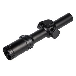 telescope outdoor hunting 1-8x24 rifle scope for ar15 military  gun with tactical reticle