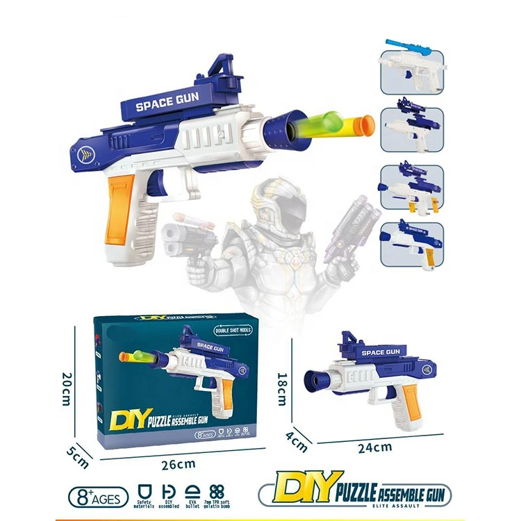 The latest best selling outdoor weapons toys are a gift giving diy soft shell toy guns