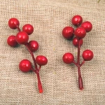 The new recommendation of 7 foam red fruit Christmas fruit Yiwu Christmas decoration supplies wholesale