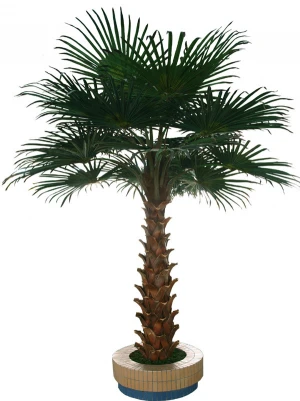 Theme park decoration Artificial Washingtons Palm Tree artificial tropical tree plants for decpopular factory price