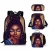 Import THIKIN Fashion Design African Black Girls Print On Demand Wholesale Kids School Book Bags For High School Bag Set from China
