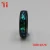 Import Ti Aohua Nature Mens 6mm Black Tungsten Carbide Ring Inlaid with Multicolor Fragments And Opal Plated Wedding Band from China