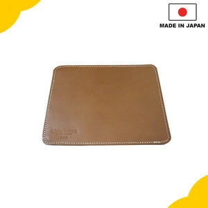 Tochigi Leather Stitched Mouse Pad crafted in Japan