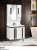 Import Toliet Furniture New Design Used White Pvc Bathroom Vanity Cabinet with 2 Door 2 Drawer from China