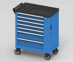 TOOLWAY High-end tool cabinet Large capacity toolbox 7 Drawers Roller Cabinet