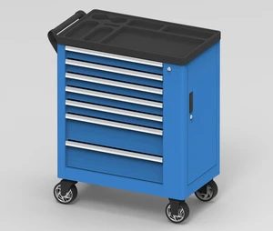 TOOLWAY High-end tool cabinet Large capacity toolbox 7 Drawers Roller Cabinet