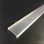 Top plastic diffuser cover for aluminum led profile