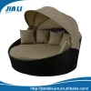 Top quality outdoor day bed wicker rattan cane  garden furniture sun bed lounger cane outdoor chaise lounger