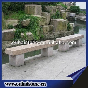 Top-ranking Granite Material Rectangle Stone Park Bench
