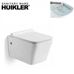 Top sales wall hung toilet water closet wc toilet rimless
