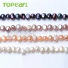 Topearl Jewelry N08 Wholesale Freshwater Pearl 6-7mm or 7-8mm Nugget Freshwater Pearl Loose Pearls Strand