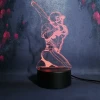 Touch switch LED Night light USB charge  Basketball shape 3D table lamp game home party decor apply lighting baby sleep light