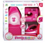 Toy Iron with Iron board with sewing machine play set