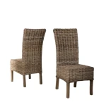 Traditional Style Rattan Garden Chair Outdoor Furniture Versatile Dining Restaurant Contemporary Dining Chair