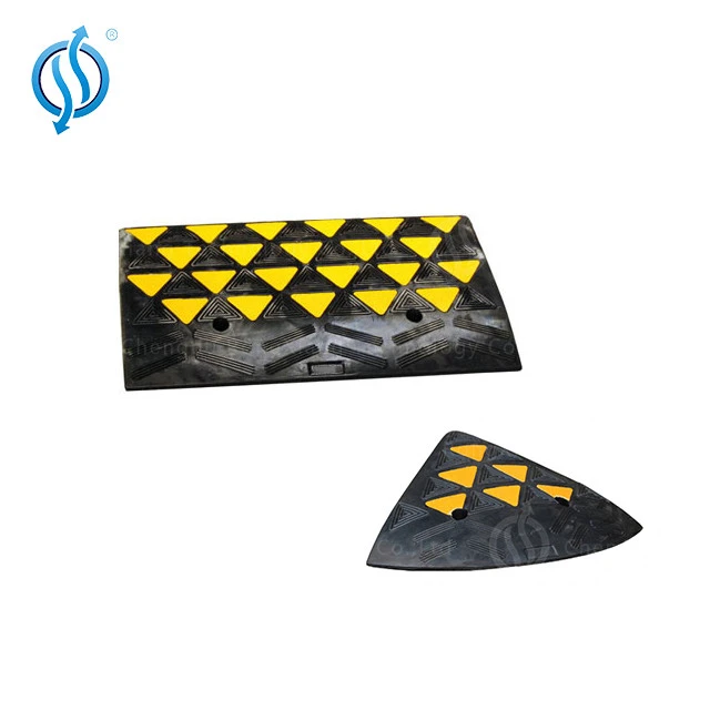 Traffic Recycled Rubber Car Ramps Curb Ramps Speed Bump