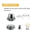 Import truck chrome front wheel rear wheel nut cover alex cover and 10pcs 33mm threaded nut cover with flange from China