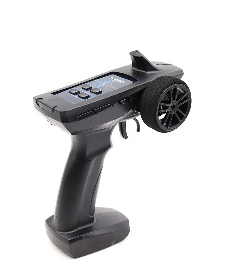 TURBO Racing 2.4GHz 91805G 91805G-VT 4CH Radio system Transmitter Controller Remote Control w/ Receiver for RC Drone Car Boat
