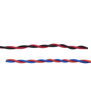 Twisted pair flexible cable 450 to 750V RVS 2 core PVC insulated copper core electric wire manufacturer