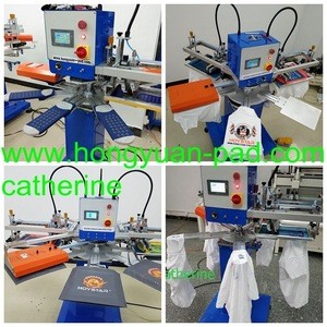 Two Color Automatic Screen Printer Carousel Screen Printing Machine Textile Screen Printing Machine