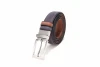 Two Color Loop Reversible Full Grain Top Layer Leather Belt Sueded Leather Belt For Men