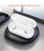 TWS Earbuds BT V5.0 Stereo Touch Control with QI wireless Charging base TWS Earphone