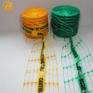 UK Standard Caution Electric Warning Tape with Traceable Wire Detectable Below Electrical Cable Underground Warning Mesh