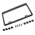Import USA size stainless steel aluminum custom logo car license plate frame from China