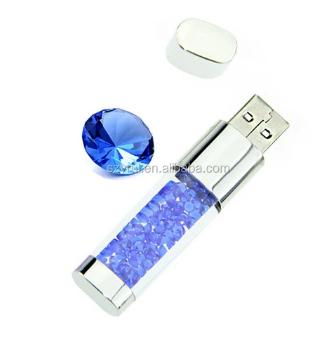 USB Jewelry gift crysta usb 2.0 flash disk USB 3.0 Memory Stick Flash pen Drive