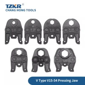 V Profile 15-54 DIN Standard Durable Hydraulic Quick Connections Workholding Clamping Plumbing Tubing Crimping Fits Carbon Steel Pipe PRO Press Jaw