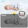 VB603 Video Baby Monitor 2.4G Mother Kids Two-way Audio Night Vision Video Surveillance Cameras With Temperature display Screen