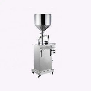 Vertical semi-automatic Pneumatic Liquid Filling machine bottling machine for water, oil ,juice